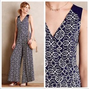 Elevenses by Anthropologie wide leg jumpsuit.